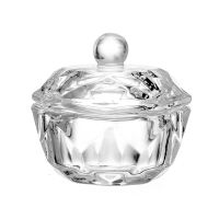 Crystal glass "Keg" with lid