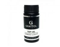 Top without a sticky layer Grattol No Wipe Top Gel, 20 ml