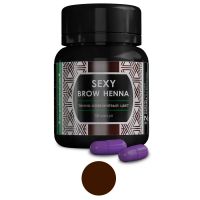 Henna for eyebrows Sexy Brow Henna (dark brown), 1 capsule