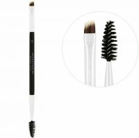 Eyebrow brush double-ended